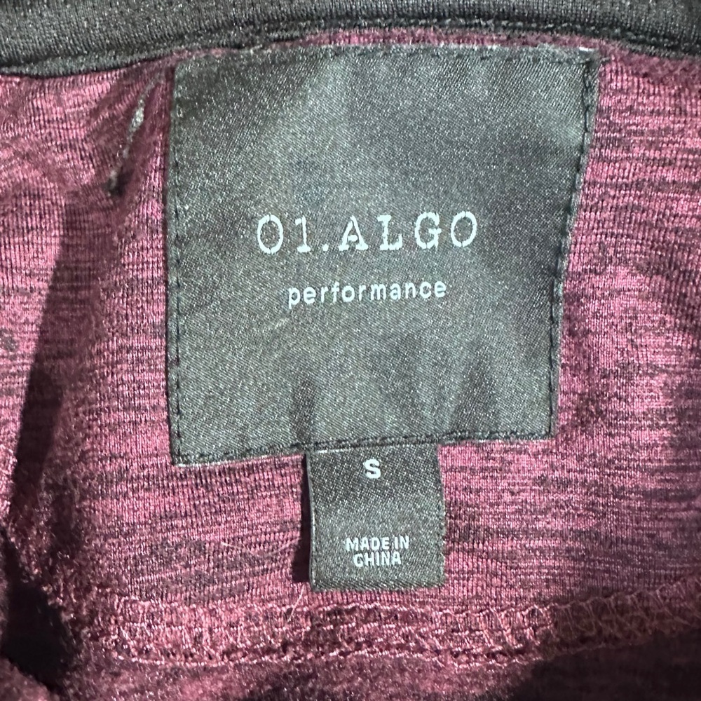 01. Algo Performance Heathered Cranberry Hoodie [… - image 8